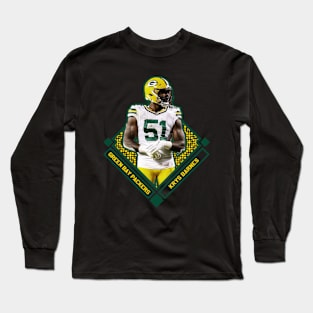 KRYS BARNES GREEN BACK PACKERS Long Sleeve T-Shirt